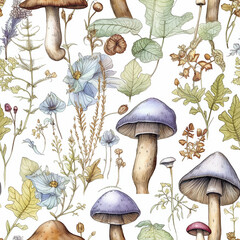 Mushroom nature forest autumn fall