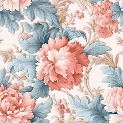 Flower botanic pattern texture