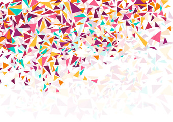 Colorful abstract triangle background
