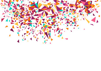 Colorful abstract triangle background