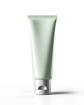 recommend clip art: Blank white cosmetic tube mock up. Ready for your package design. isolated on white and transparent background. Png transparent.