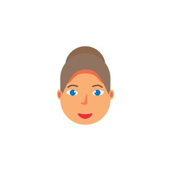 People flat icon avatar illustration
