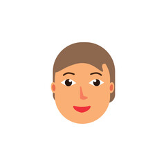 People flat icon avatar illustration