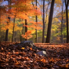 Autumn Foliage, Generative AI