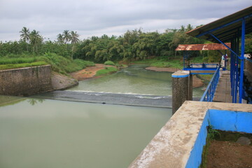 floodgates for irrigating rice fields