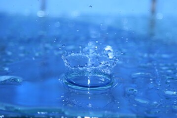 swater splash and water drop
