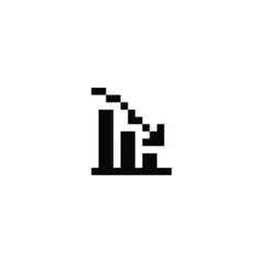 business icon pixel art style use black color good for your project and game asset.