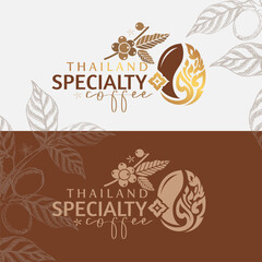 Thailand Specialty coffee branding concept