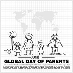 Global Day Of Parents, poster and banner, June 1