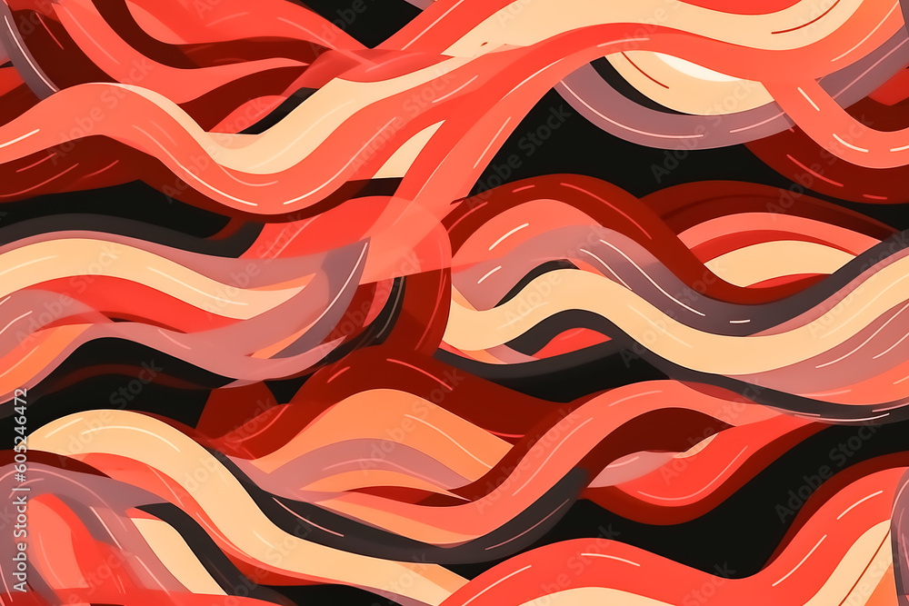 Poster tile. seamless background pattern. imitation of a textile print. generative ai