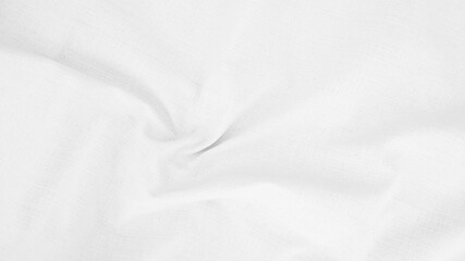 Organic Fabric cotton backdrop White linen canvas crumpled natural cotton fabric Natural handmade linen top view background  organic Eco textiles White Fabric linen texture