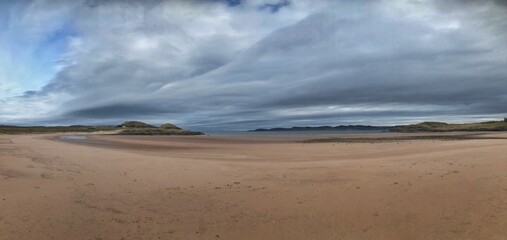 Beach. Coast near Gairloch. Scotland. Highlands. Westcoast. Panorama. 