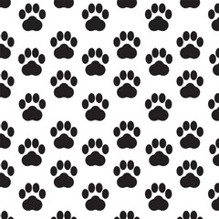 Fototapeta na wymiar cat footprints icon vector
