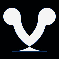 illustration of a black and white icon