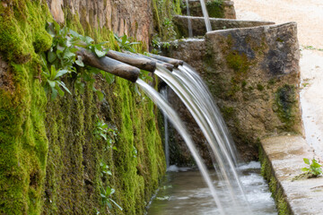 Fuente de los cien caños, Villanueva del Trabuco Málaga, Spain