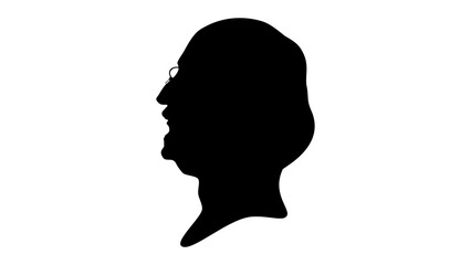 Jacques Offenbach silhouette