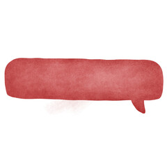 Watercolor Speech Bubble