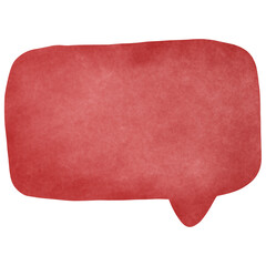 Watercolor Speech Bubble
