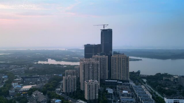 Urban Environment of Dashikou, Zhenjiang City, Jiangsu Province, China