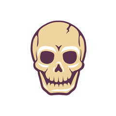 Skull head  vector illustration