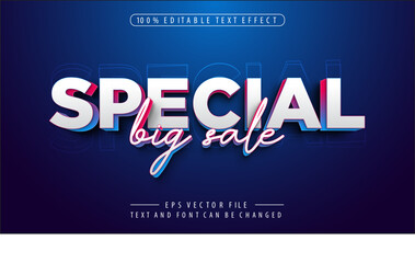SPECIAL BIG SALE TEXT EFFECT