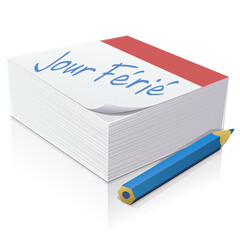 3D agenda with the word 