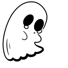 Halloween Ghost Illustration