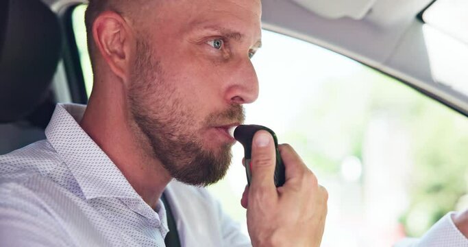 Breathalyzer Alcohol Test In Car
