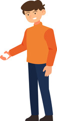 Fototapeta premium Businessman character illustration