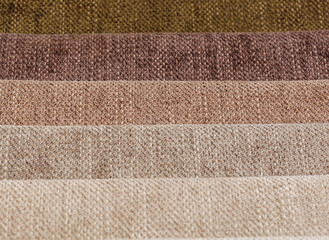 Fototapeta premium Different samples of textured fabric