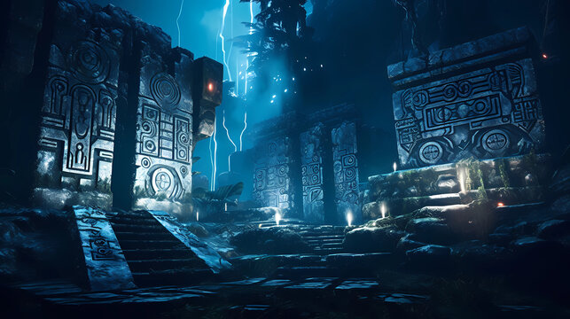 Ancient Ruins Generative AI