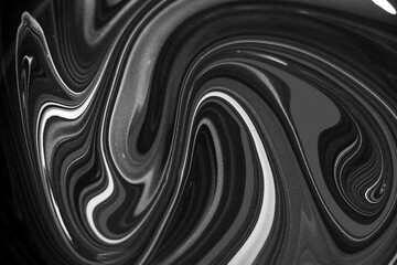 Closeup view of an abstract graphic image with wavy patterns