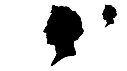 Felix Mendelssohn silhouette