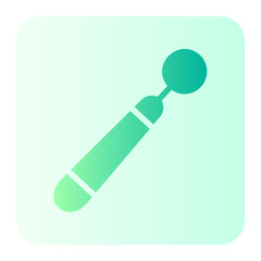 mouth mirror gradient icon