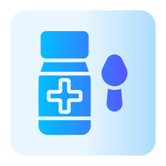 Obraz premium syrup gradient icon