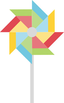 pinwheel vector image