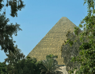 Fototapeta na wymiar Giza Pyramid in Cairo Egypt