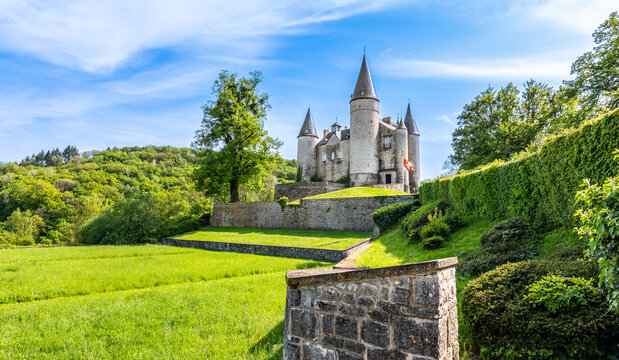 Beautiful fairytale castle in Belgium.  Castle of Veves.