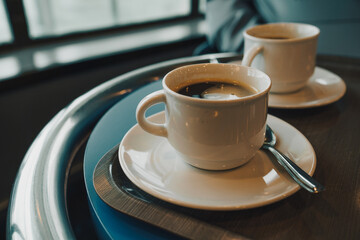 A Hot Cafe Refreshment in a Mug