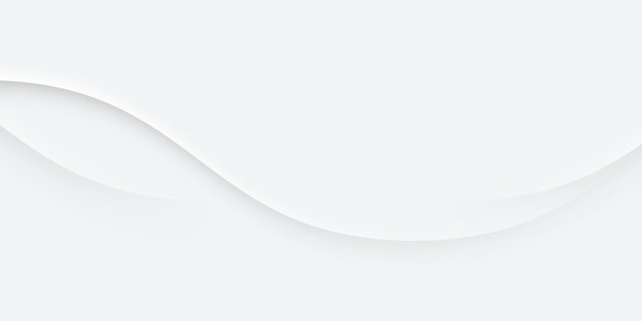 Abstract white background poster with dynamic waves