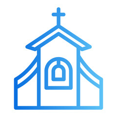 bell tower gradient icon