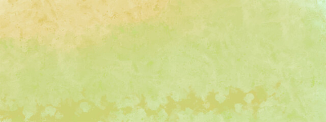 Abstract green and yellow mixed watercolor background.The color splashing. Hand drawn. Pastel ink colors wet effect hand drawn canvas aquarelle background