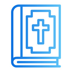 Obraz premium bible gradient icon