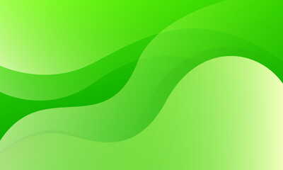 Abstract green background with waves. Eps10 vector