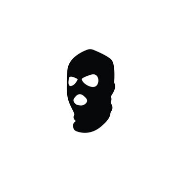 criminal mask black icon