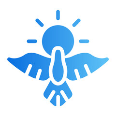 holy spirit gradient icon