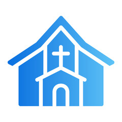 church gradient icon