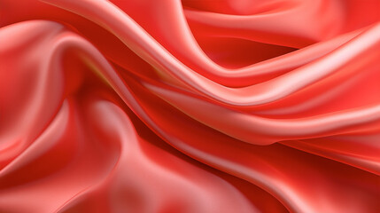 Obraz premium Generative ai illustration of abstract drapery Silk background