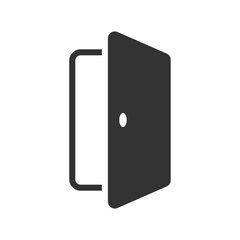 Door icon. Sign in and sign out symbol. Log in and log out. Vector illustration image.