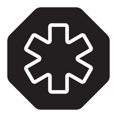 medicine symbol glyph icon